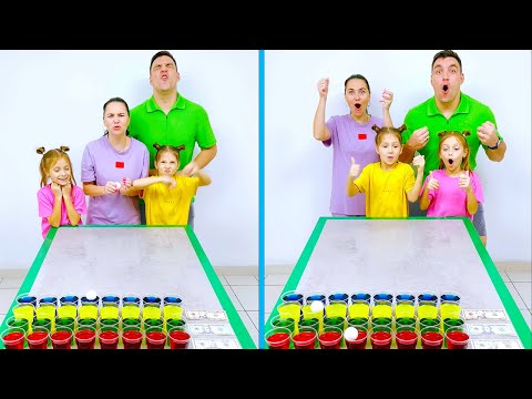 Water Bottle Flip challenge with collection