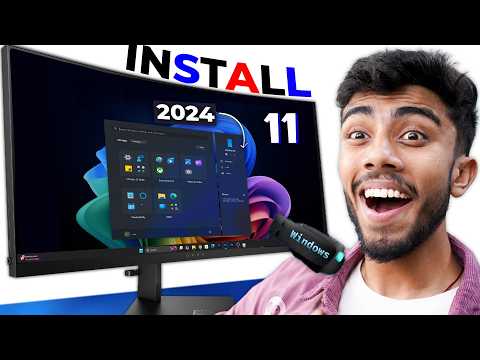 Windows 11 Installation step by step🔥 Latest 24H2 AI Version! Stop Using Fake Version⚡