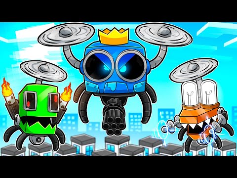 RAINBOW FRIENDS DRONE INVASION!! (Do Aliens Exist?)