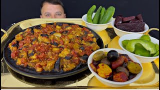 ريوگ عراقي يجنن طماطه مع باذنجان قلي بالدهن 😋