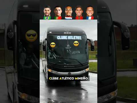 Hulk vs Ronaldo vs van Dijk vs Hakimi vs Mbappé 💀🛺 Team Bus Challenge