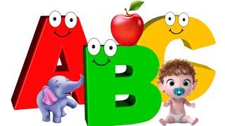 ABC phonics song | Nursery rhymes | a for apple #abcd 