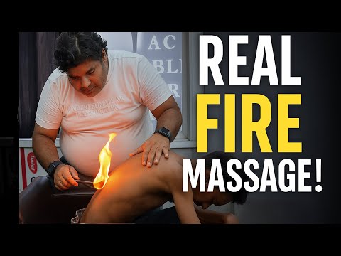 Indian Fire Massage Experience – Real Barbershop ASMR! Sambhoo Barber Ear Cleaning Service