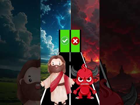 Escolha correta Jesus vs Diabo #jesus #jesuschrist #gospel
