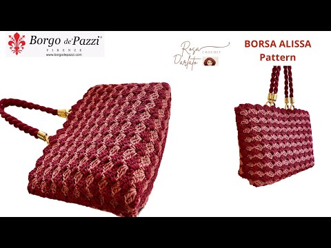 Crochet bag BasiChic by Uncinetto d'Argento #crochet #crochetbag