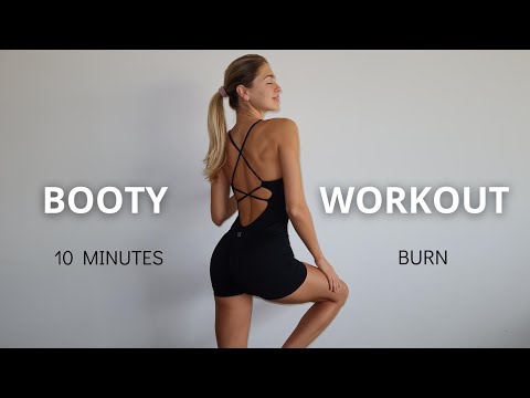 10 MIN. BOOTY BURN WORKOUT - on the mat | knee friendly