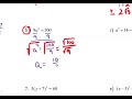 Solving Quadratic Equations and Inequalities