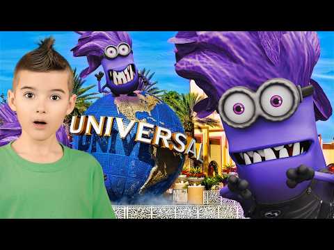 PURPLE MINIONS Take Over UNIVERSAL STUDIOS ORLANDO