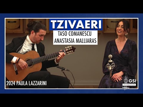 Greek song "Tzivaeri" performed by Anastasia Malliaras & Taso Comanescu (Guitar by Paula Lazzarini)