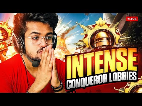 Serious Rank Push in BGMI's best Conqueror Lobbies