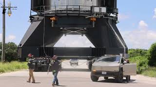 Starship 40 Close Up Views Post 6 Engine Static Fire Test Flight 13 Ship Starbase Texas 4k