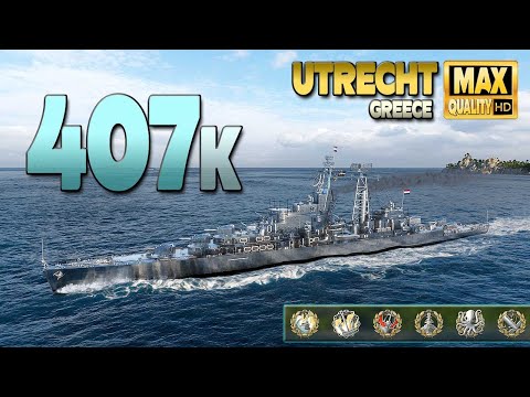 Cruiser Utrecht   400k damage drama   World of Warships