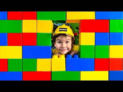 Vlad Playing with Toy Building Blocks for kids /  Stories for kids from Vlad TV Show