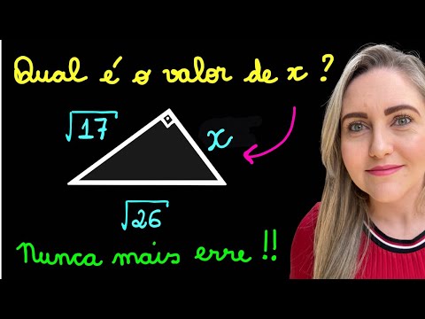 TEOREMA DE PITÁGORAS! APRENDA RESOLVER EXERCÍCIOS COM TEOREMA! ENCONTRE O VALOR DE X! EXPLICAÇÃO!