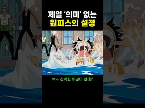 제일 ‘의미’ 없는 원피스 설정.. ㅇㅈ
