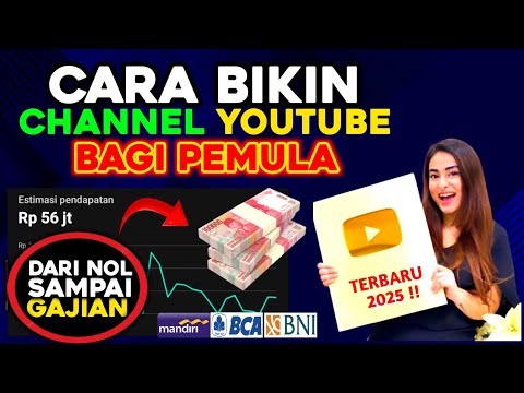 Cara Membuat Channel Youtube Terbaru 2025 BAGI PEMULA