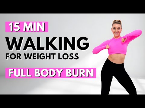 🔥15 Min STEADY STATE WALKING for WEIGHT LOSS🔥ALL STANDING🔥NO JUMPING🔥KNEE FRIENDLY🔥LISS WORKOUT🔥