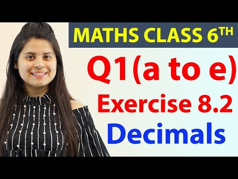 Q 1(a) to (e) - Ex 8.2 - Decimals - Chapter 8, NCERT Maths Class 6th