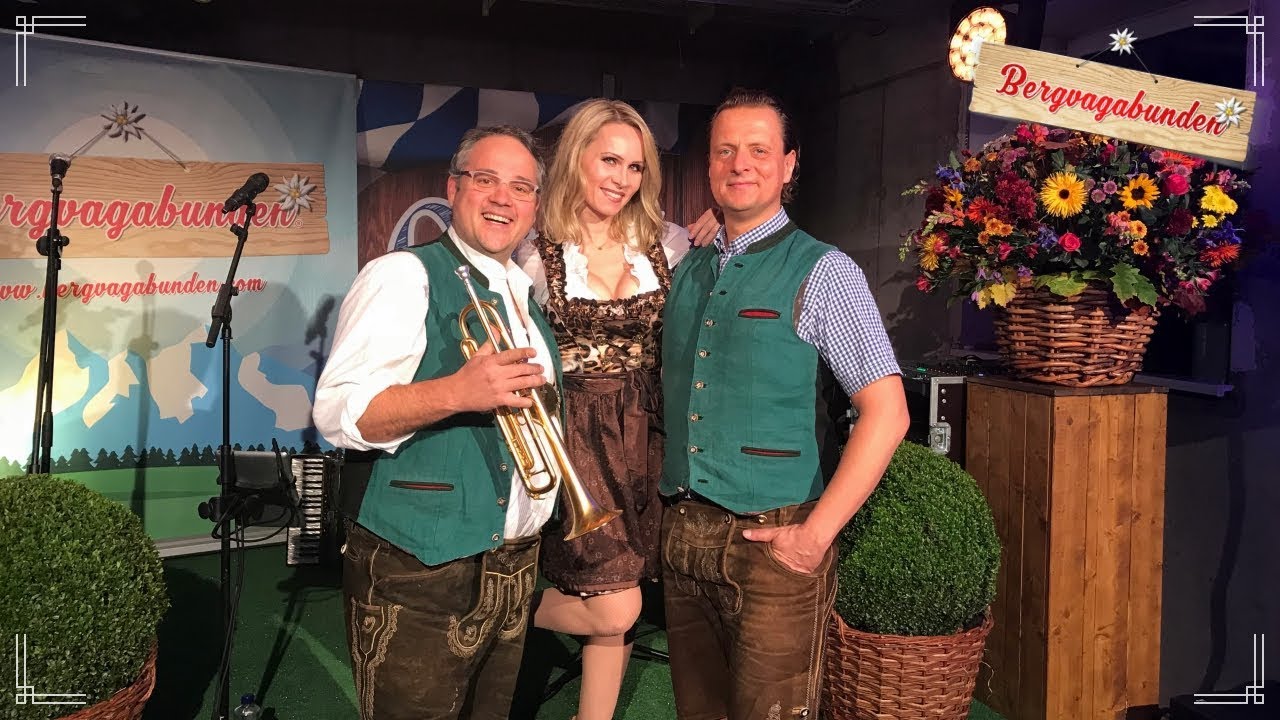 Gruppo tedesco Oktoberfest BERGVAGABUNDEN