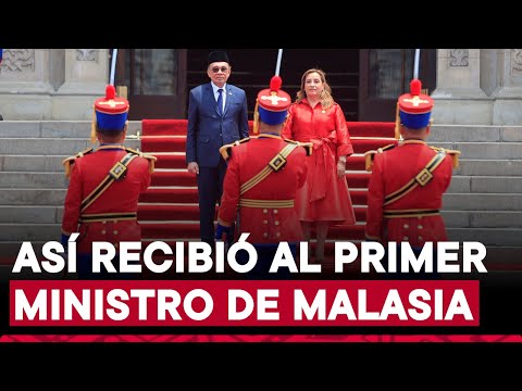 APEC Perú 2024: así recibió presidenta Dina Boluarte a primer ministro de Malasia en Palacio