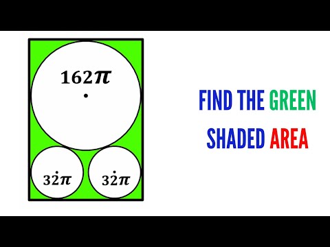 Can you calculate area of the Green shaded region? | (Rectangle) | #math #maths | #geometry