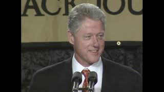 President Clinton at the National Association of Black Journalists (NABJ) Convention (1997)