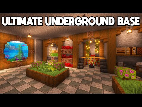 Minecraft: ULTIMATE Secret Underground Base | Tutorial