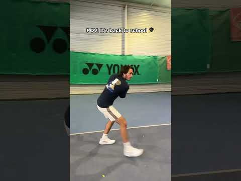 Back to school 💼                   #tennisfrance #tennis