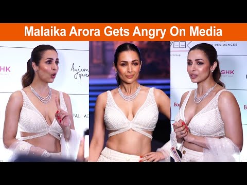 Malaika Arora Angry On Media After Ramp Walk At Bombay Times Fashion Week 2024