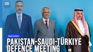 YouTube video thumbnail:  Pakistan-Saudi-Türkiye Defence Meeting: What Will Happen in Riyadh? 