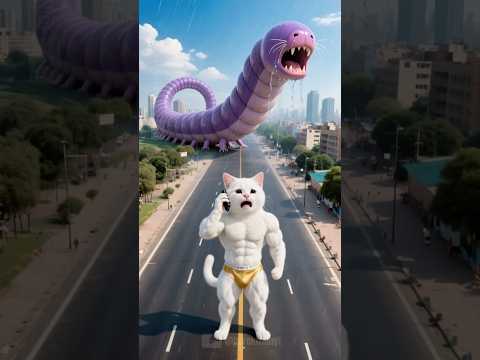 Kitten rescue pregnant caterpillar #kitten #funny #animail  #rescue #