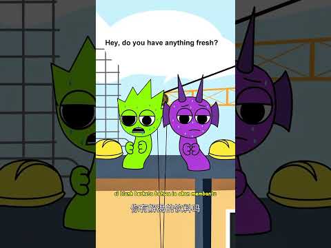 Sprunki Blank Selamat Dari Penjaga Squid Game Dan Berhasil Memberikan Minuman