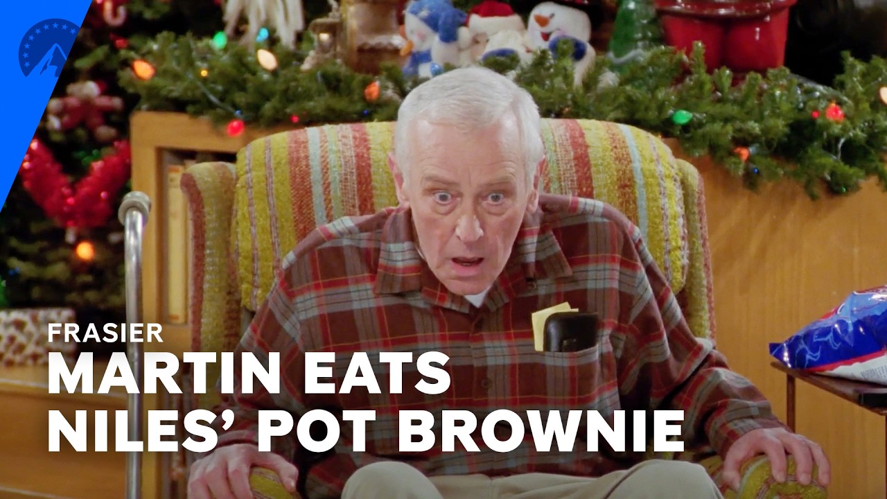 Frasier | Martin Eats Niles’ Pot Brownie (S11, E11) | Paramount+