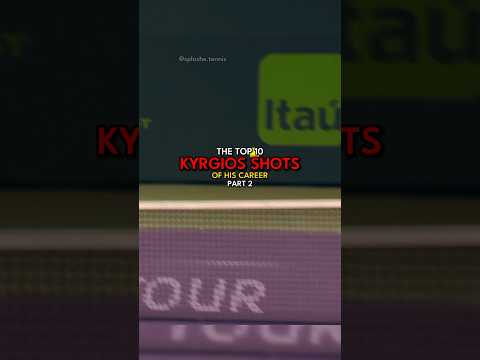 Top 10 Nick Kyrgios shots in Tennis | Part 2