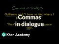 Understanding Commas in Dialogue