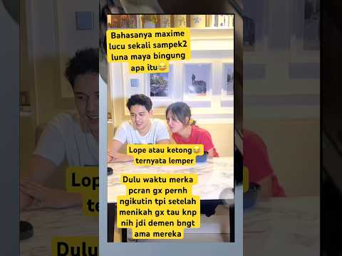Unik juga ya bahasa prancisnya lemper🤣#lunamayayaterbaru #maximebouttier #nagita #aurelhermansyah