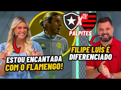 PALPITES BOTAFOGO X FLAMENGO Final SUPERCOPA do BRASIL! Renata Fan e Chico se rendem ao MENGÃO