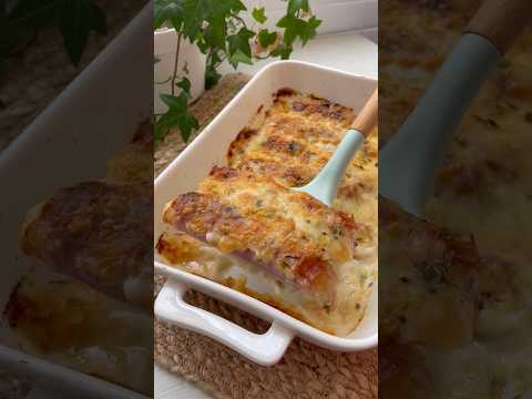 Rollitos de jamón rellenos