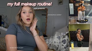 doing my full makeup routine while I yap | Fitness Tips & Life Lately