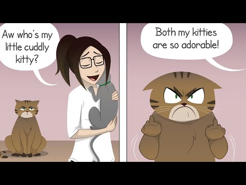 Love Between Cat And Girl Webcomics Daily - Comic Dub #1