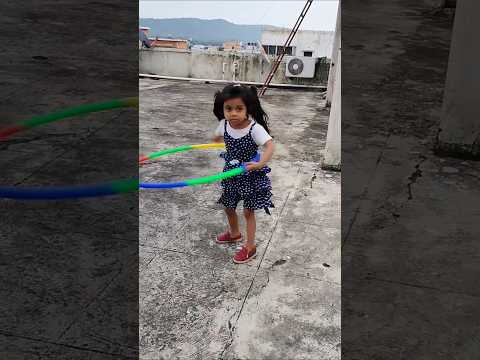 Cute Baby Holla hoop Challenge (25 sec in One Round)😳😱💥✨#trending #hoolahoop #shorts