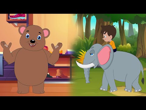 हाथी दादा - Hathi Dada I 2D Hindi Rhymes for Children | Kids Poem