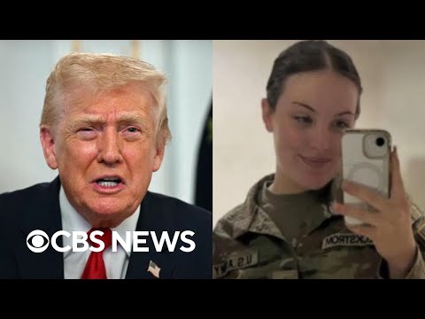 YouTube video thumbnail: One of the National Guard Troops Shot in D.C. Attack has Died, Trump Says