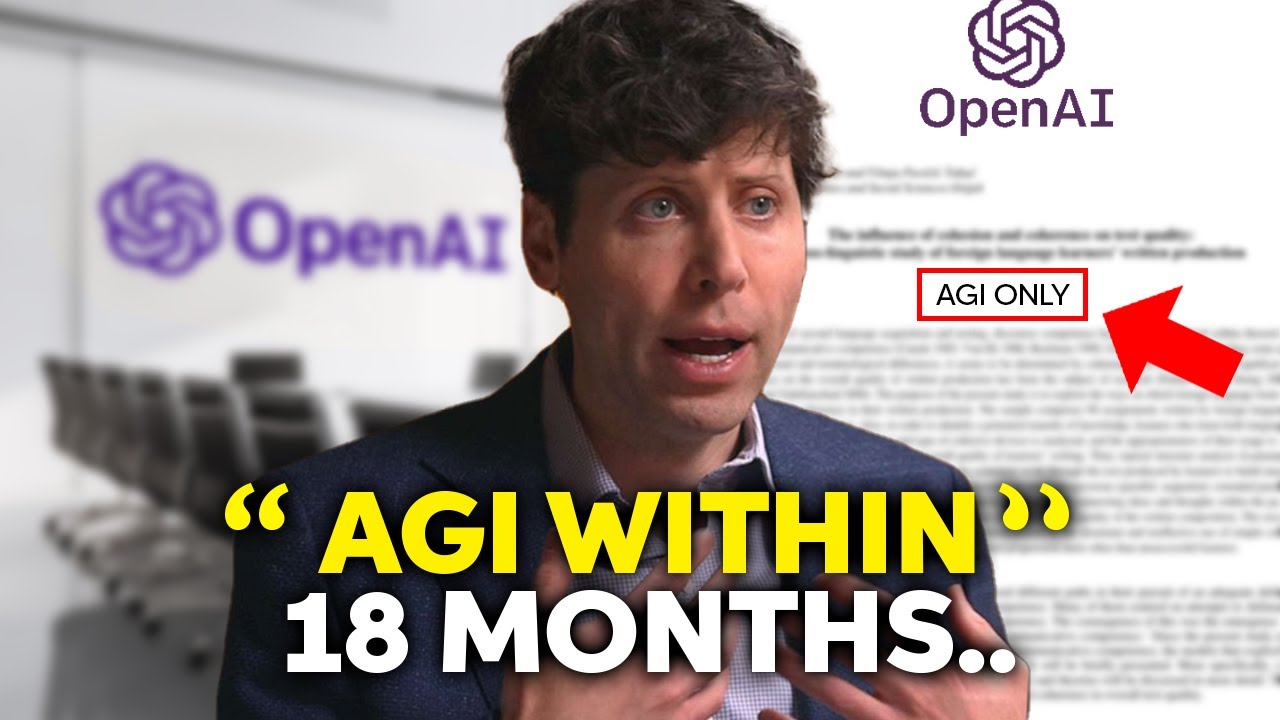 Open AI Just Dropped A BOMBSHELL (AGI Within 18 Months? )