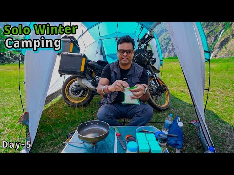 Big Tent Camping & Cooking in Uttarakhand Forest | Camping in India | #ridingwithpeace