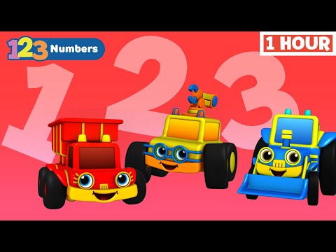 Numbers & Counting Learning Activity | Educational Video for Toddlers | 123 Race | First University