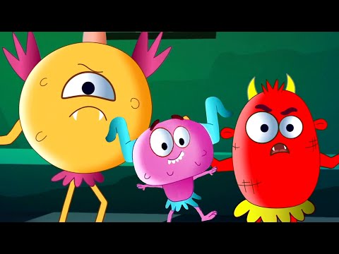 Five Little Monsters, Halloween Rhymes and Counting Songs for Kids