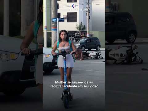 Inacreditável! menina registra acidente enquanto gravava o seu vídeo