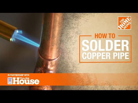 How To Solder Copper Pipes
