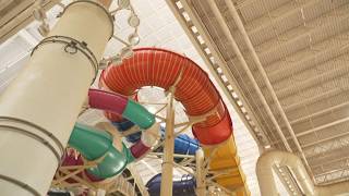 YouTube video thumbnail: Hard hat Tour of Kalahari: Virginia's new $900m Waterpark